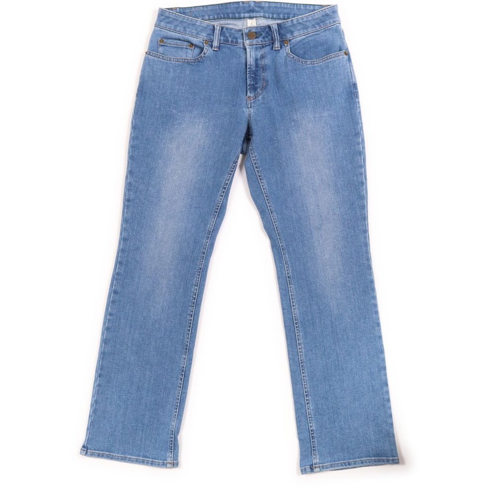 LL Bean BeanFlex Straight Leg Favorite Fit Jeans	      Size	6 Petite